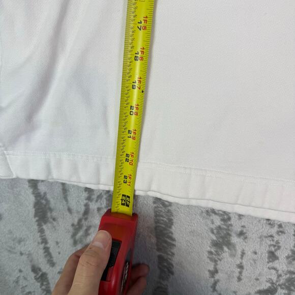 VTG Y2K Polo Jeans Company streetwear sportswear white sweatshirt mens Small - Picture 8 of 8